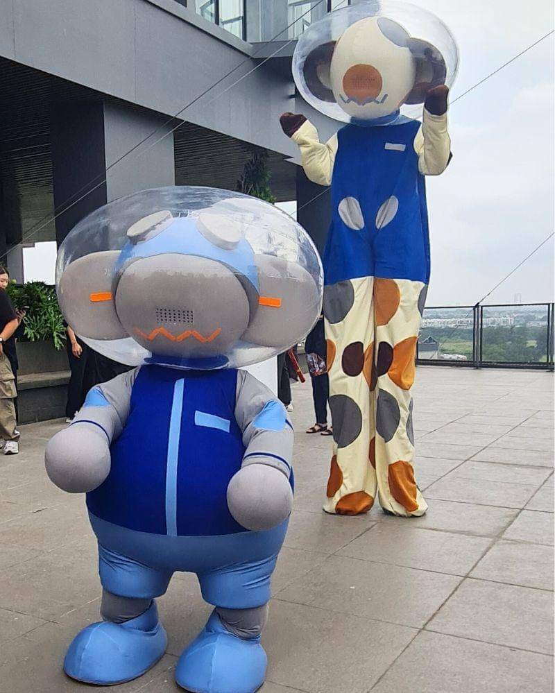 Peresmian karakter ikonik Carten & Senza di Carstensz Mall Gading Serpong, Jumat (26/1/2024) - Popmama.com/Rahayu LS